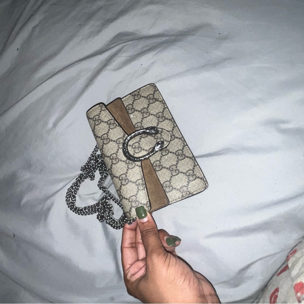Gucci Beige and Brown Mini Bag